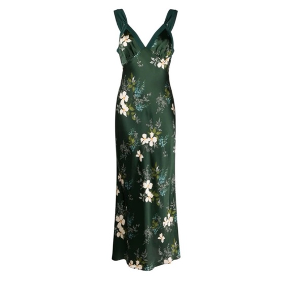 Reformation Neola Floral Silk Dress - Picture 4 of 8